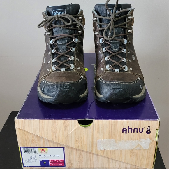 Euc Ahnu Montara Boot Wp smokey brown size 9 - Picture 7 of 7